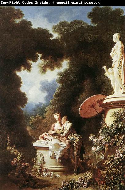 Jean Honore Fragonard The Confession of Love